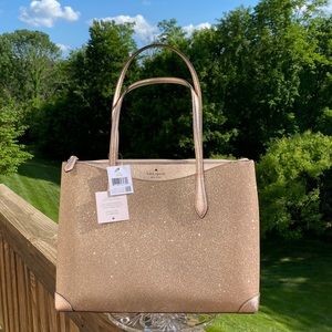 New Kate Spade Rose Gold Tote